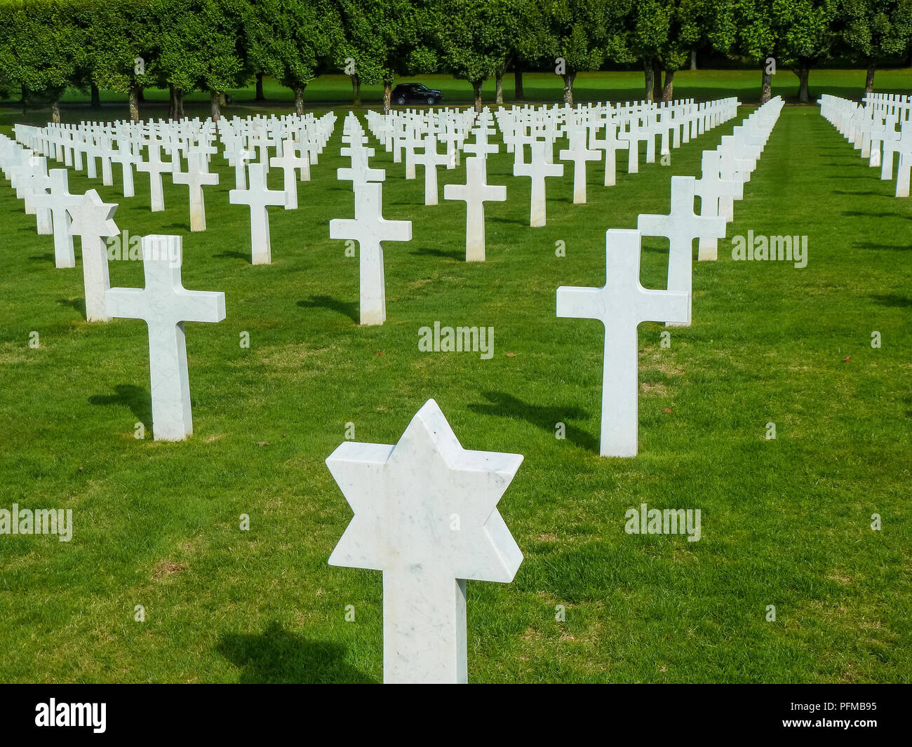 American cimitero militare a Romagne sous Montfaucon in Argonne, Francia Foto Stock