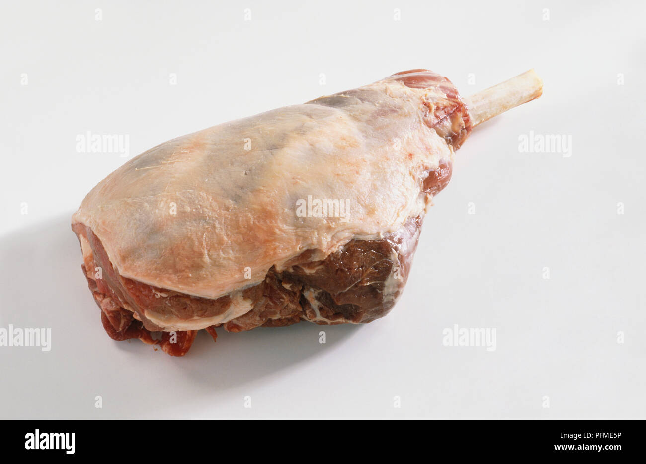 Francese di tagliare la gamba di agnello Foto Stock