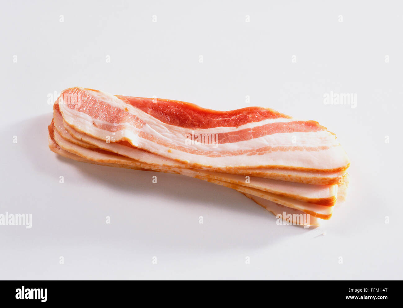 Il guanciale Rashers Foto Stock