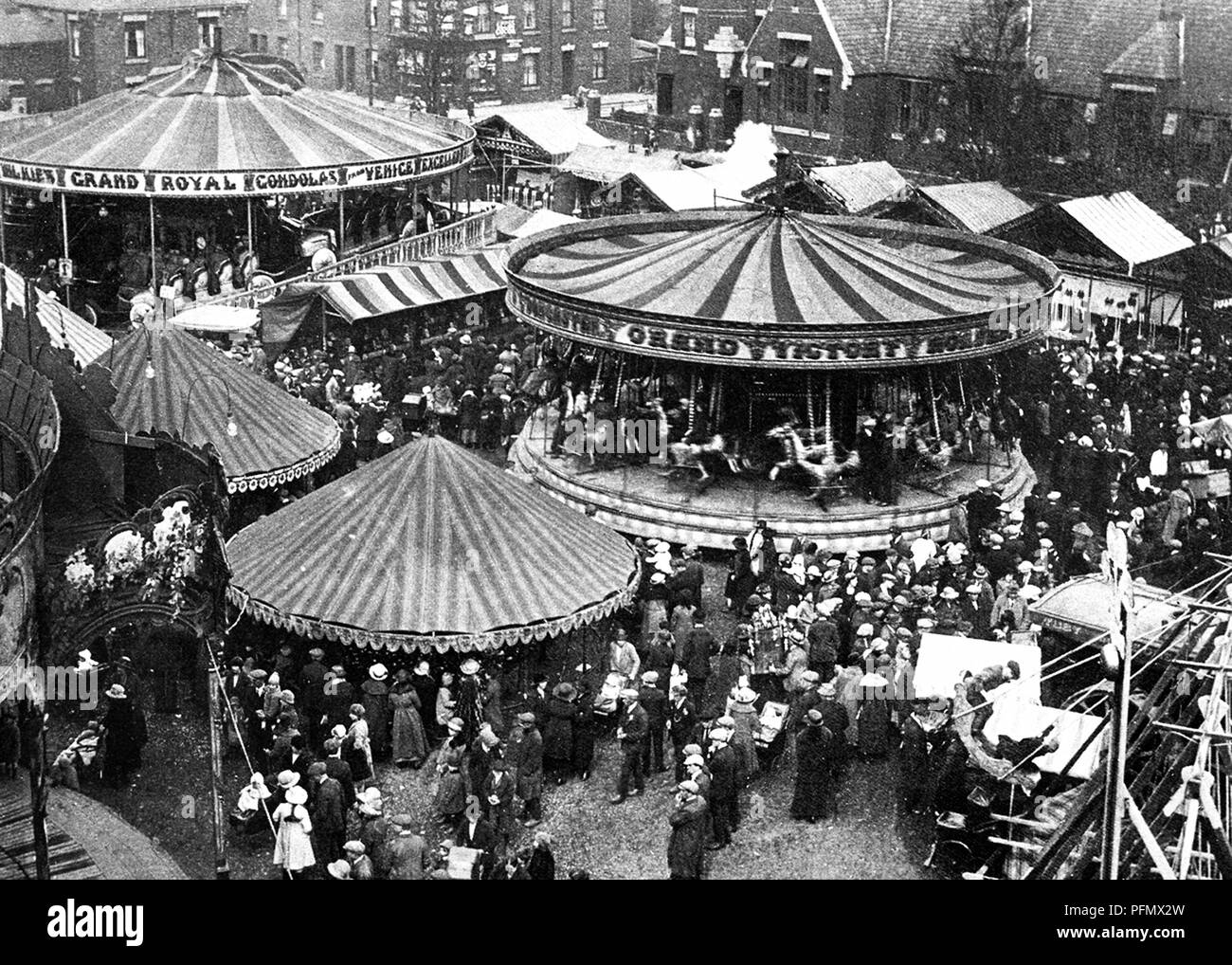 Grimsby Fair, agli inizi del novecento Foto Stock