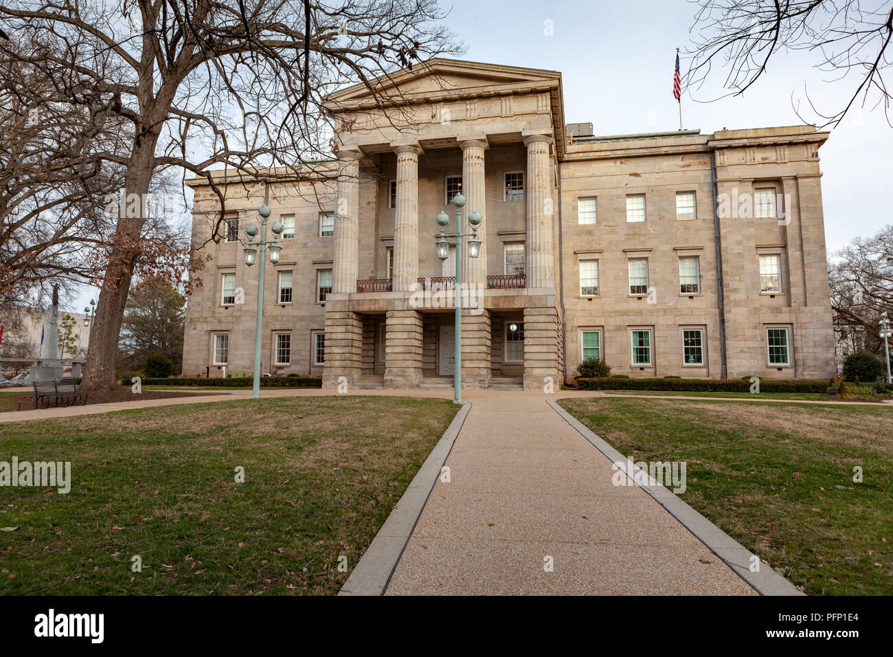 NC Edificio capitale Raleigh, Carolina del Nord Foto Stock