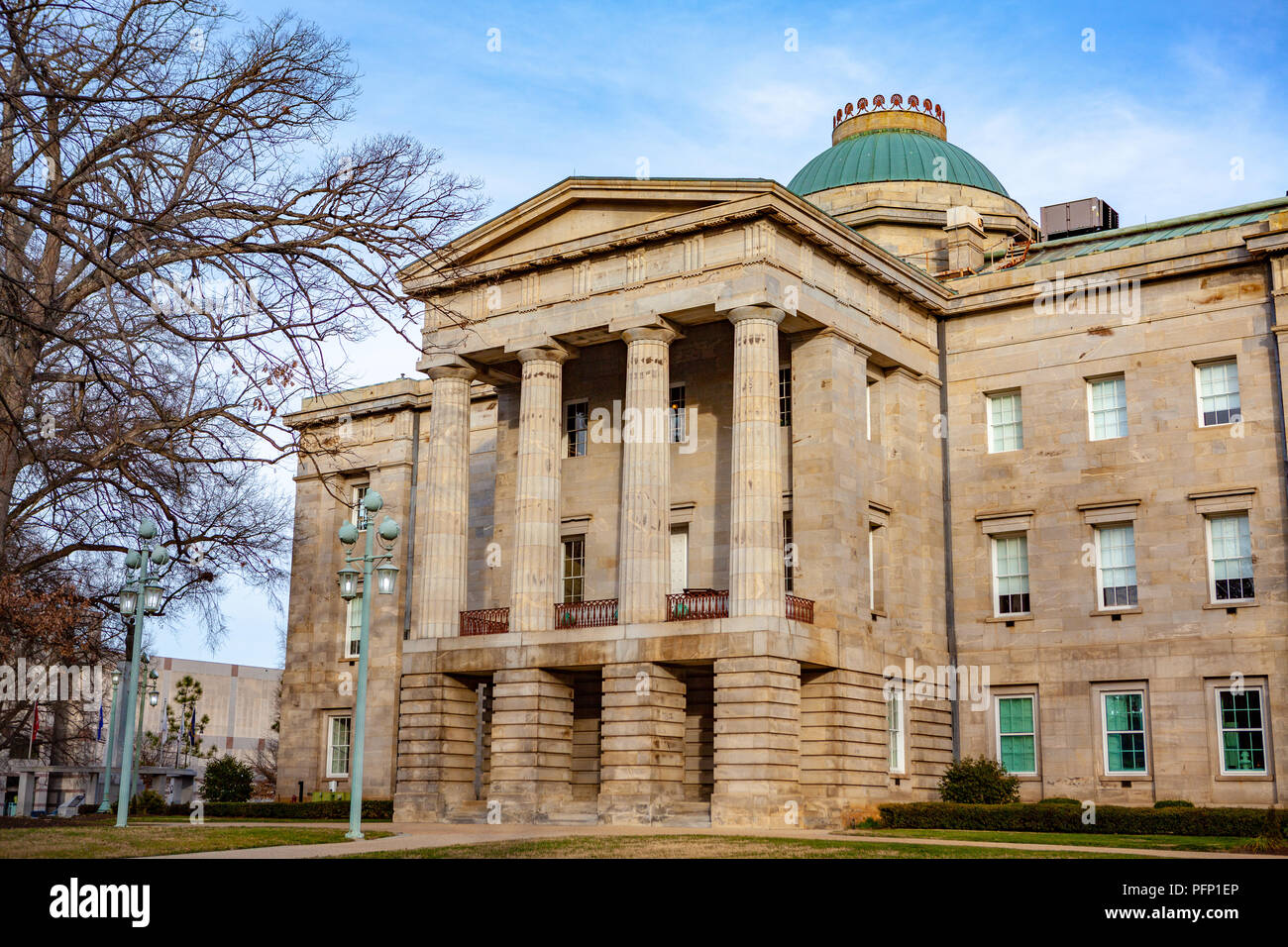 NC Edificio capitale Raleigh, Carolina del Nord Foto Stock
