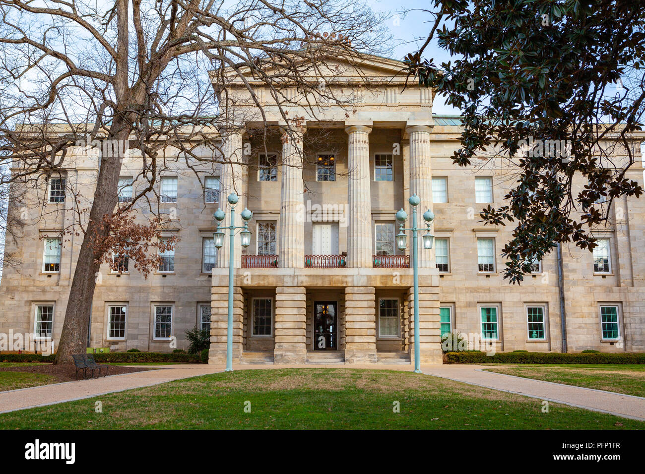 NC Edificio capitale Raleigh, Carolina del Nord Foto Stock