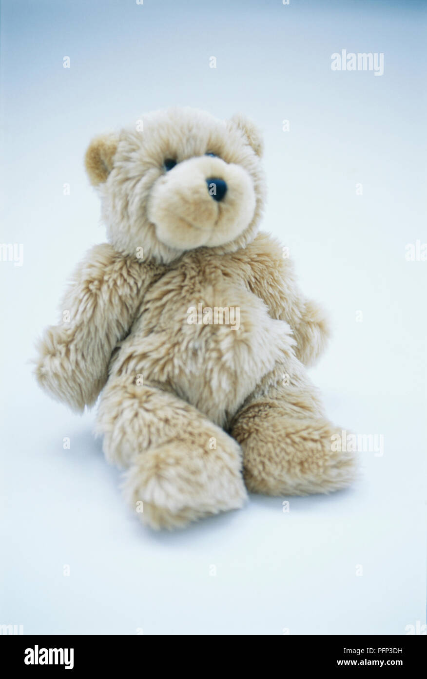 Il beige Teddy bear, close-up Foto Stock