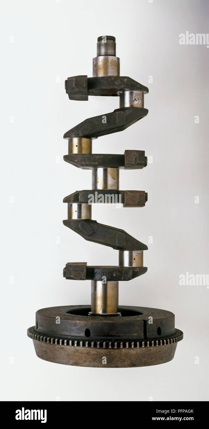 Auto motore albero a gomiti Foto Stock