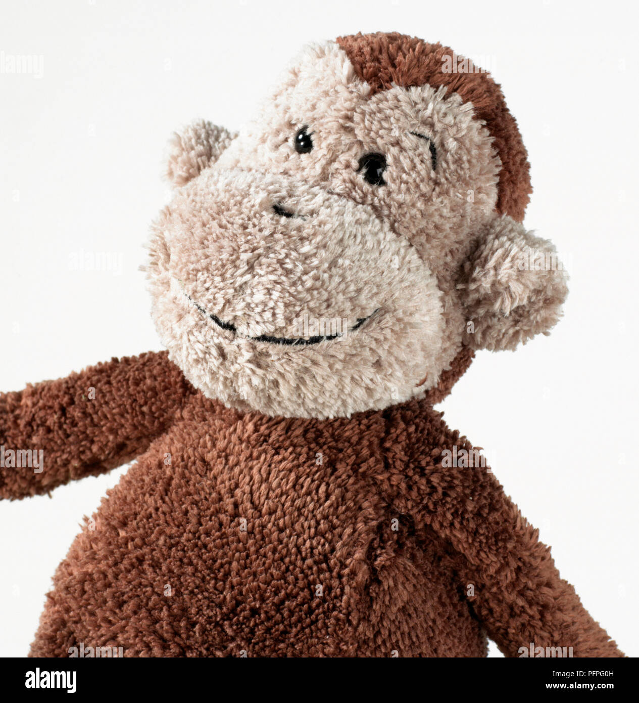 Toy monkey, close-up Foto Stock
