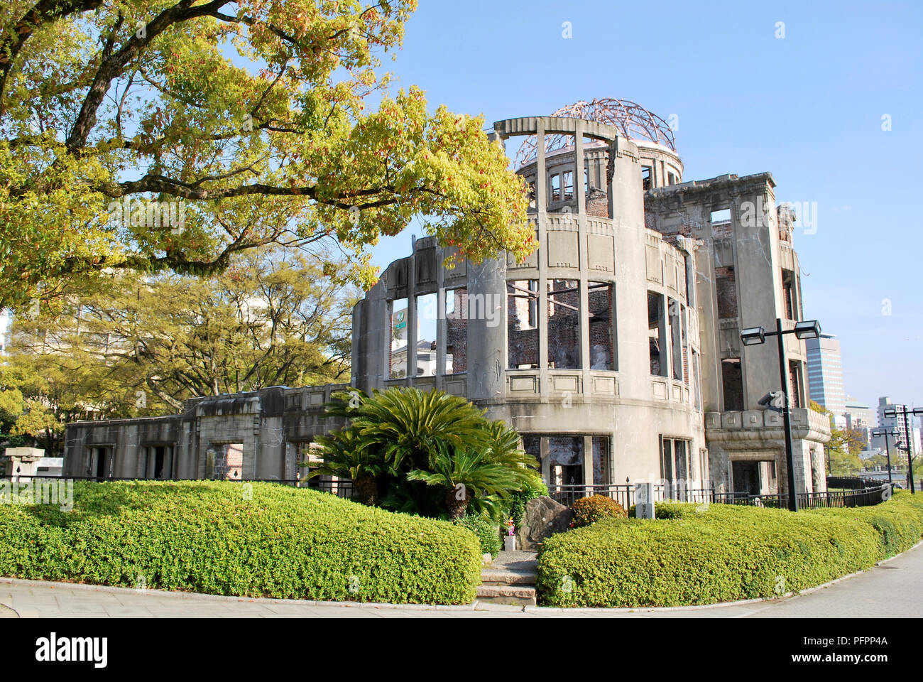 La Cupola della Bomba Atomica, Hiroshima, Giappone Foto Stock