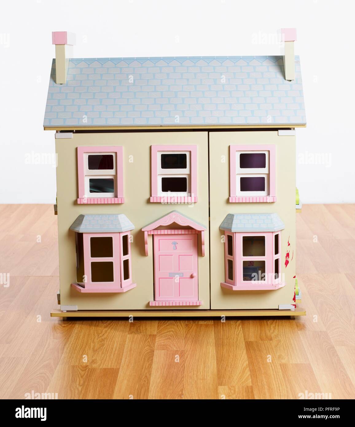 Fatto a mano in Miniatura Casa Delle Bambole Accessorio foto su tela stile fata rosa 