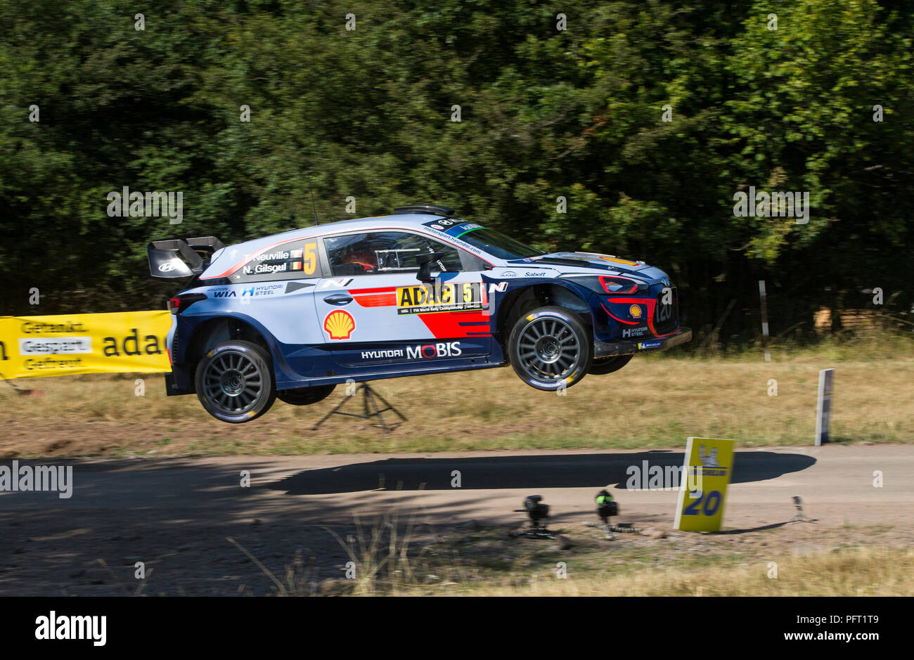 World Rally Cars @ Rallye Deutschland Agosto 2018 Foto Stock