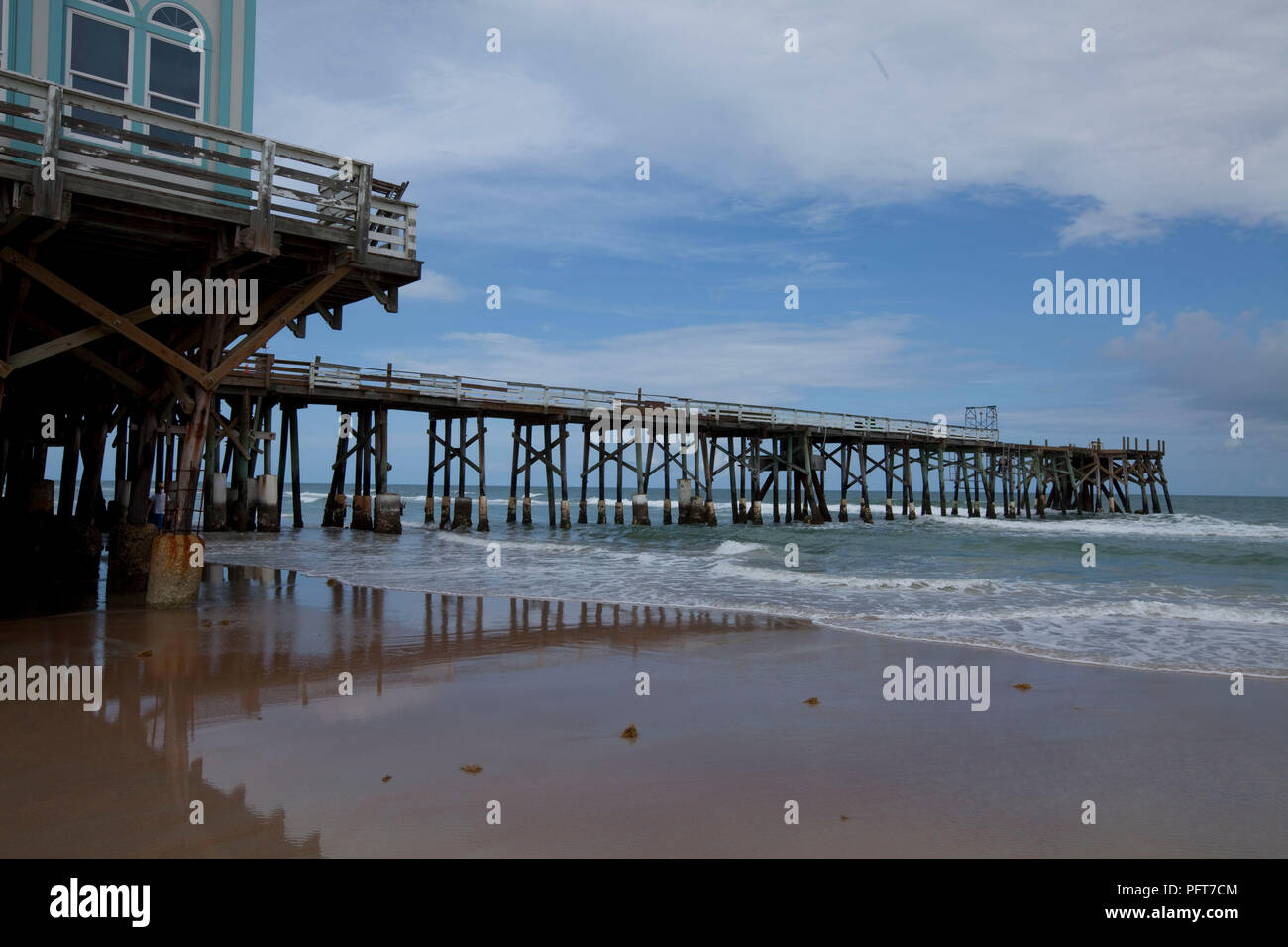 Stati Uniti d'America, Stato della Florida, Daytona Beach city, il Main Street Pier Foto Stock
