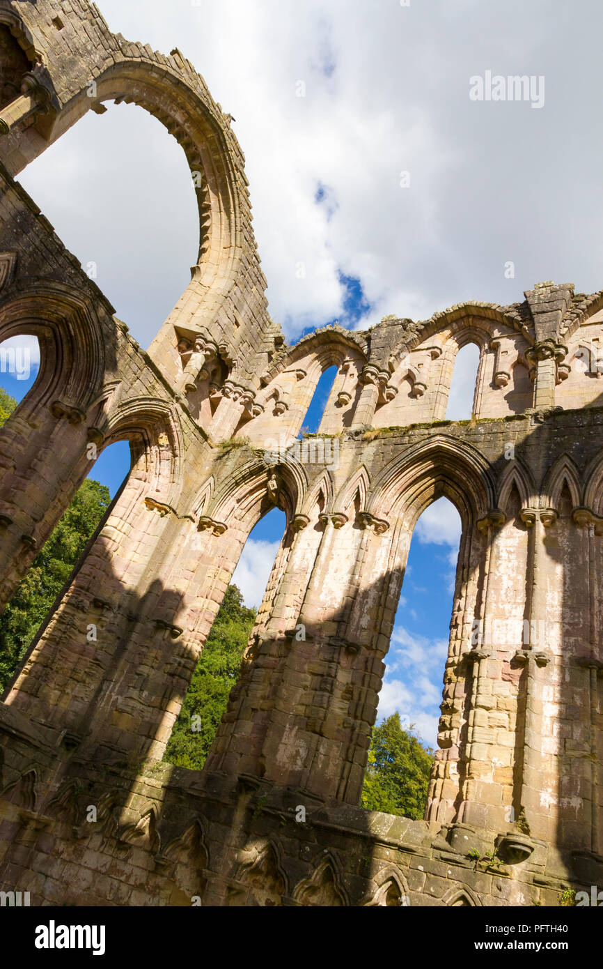 Fountains Abbey a Ripon, North Yorkshire. Foto Stock