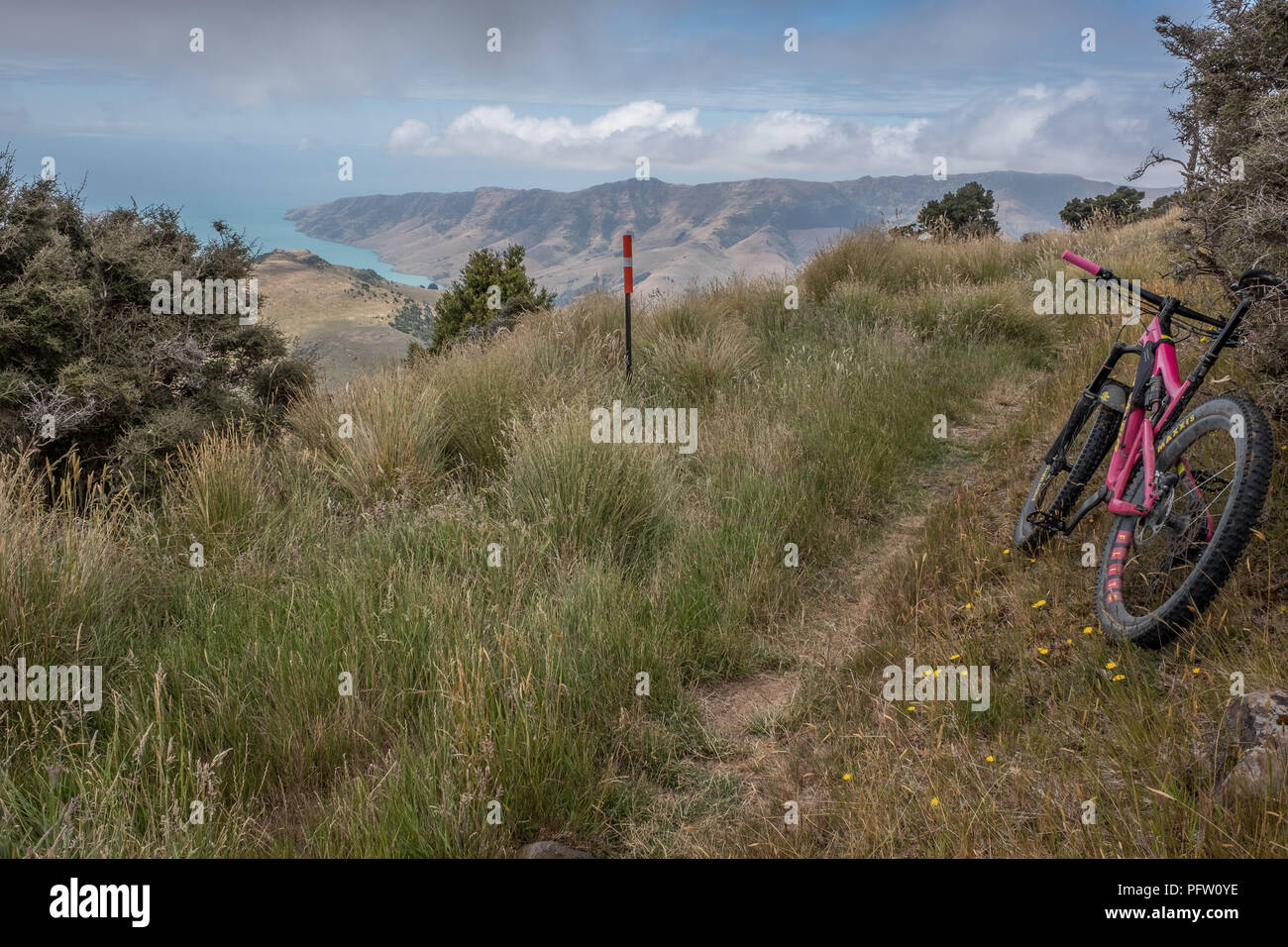 Vista da scenic Christchurch Foto Stock