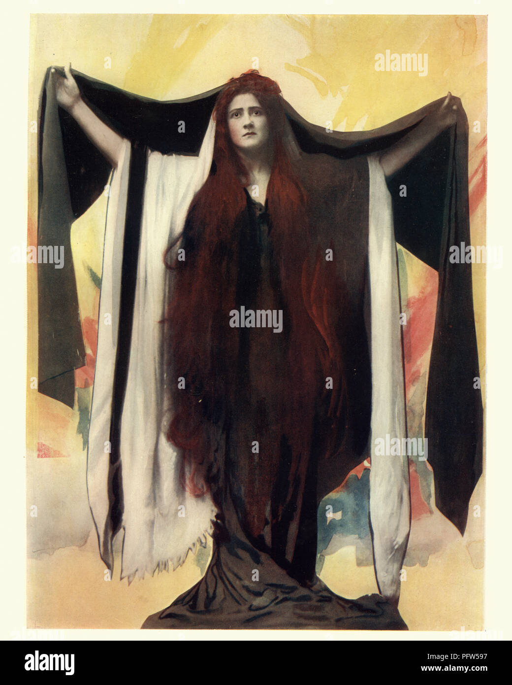 Edwardian attrice Maud Jeffries di Erode. Maud Evelyn Craven Jeffries (14 dicembre 1869 - 26 settembre 1946) era un'attrice americana. Lei è stato notato fo Foto Stock