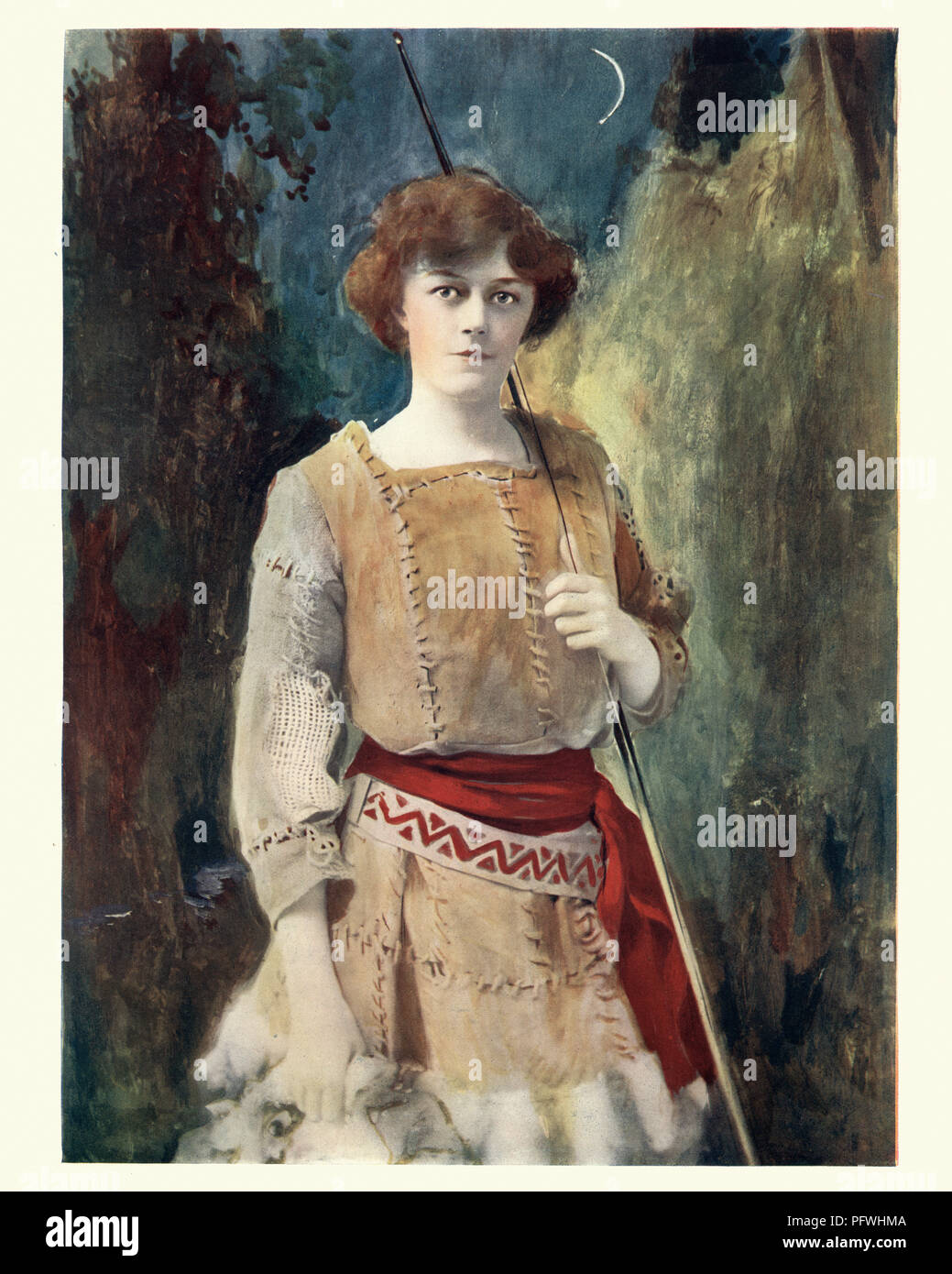 Edwardian attrice Irene Vanbrugh nel mirabile Crichton. Dame Irene Vanbrugh DBE (2 dicembre 1872 - 30 novembre 1949) era un'attrice in inglese. La A Foto Stock