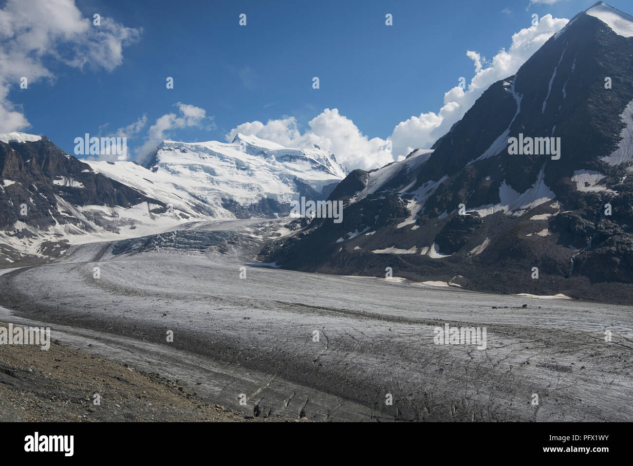 Ghiacciaio Corbassièere, Vallese, Svizzera Foto Stock