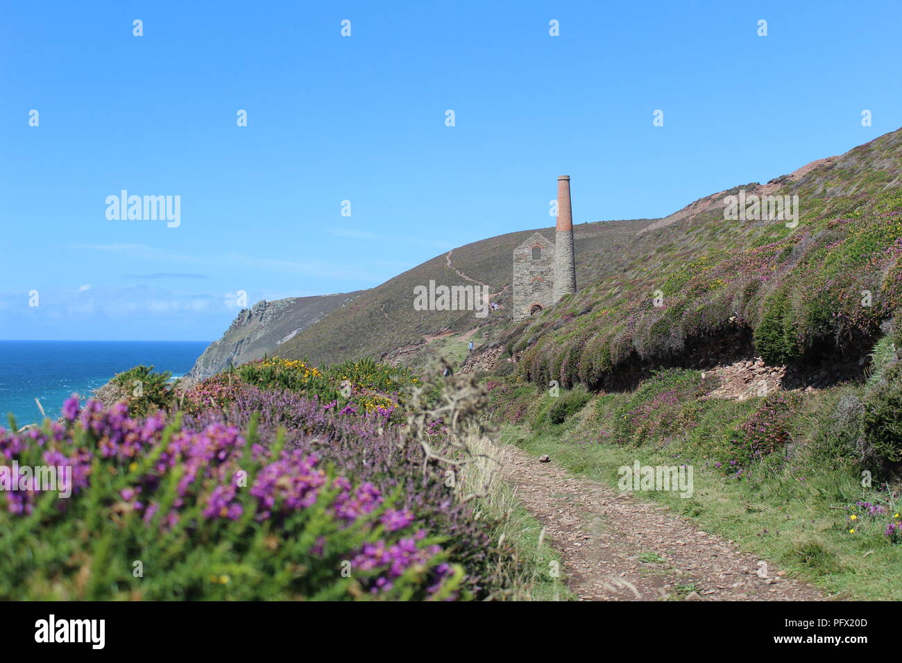St Agnes Miniera di stagno Foto Stock