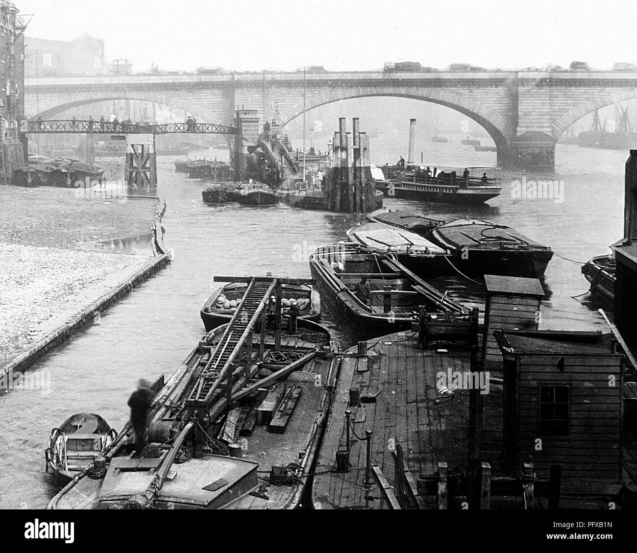 London Bridge, PERIODO VITTORIANO Foto Stock