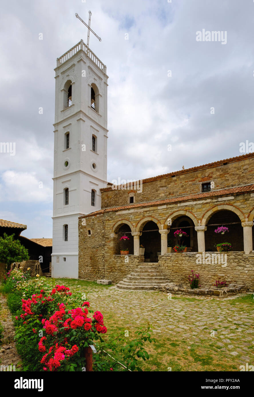 La Chiesa di Santa Maria, monastero ortodosso Ardenica, Qar Fier, Albania Foto Stock