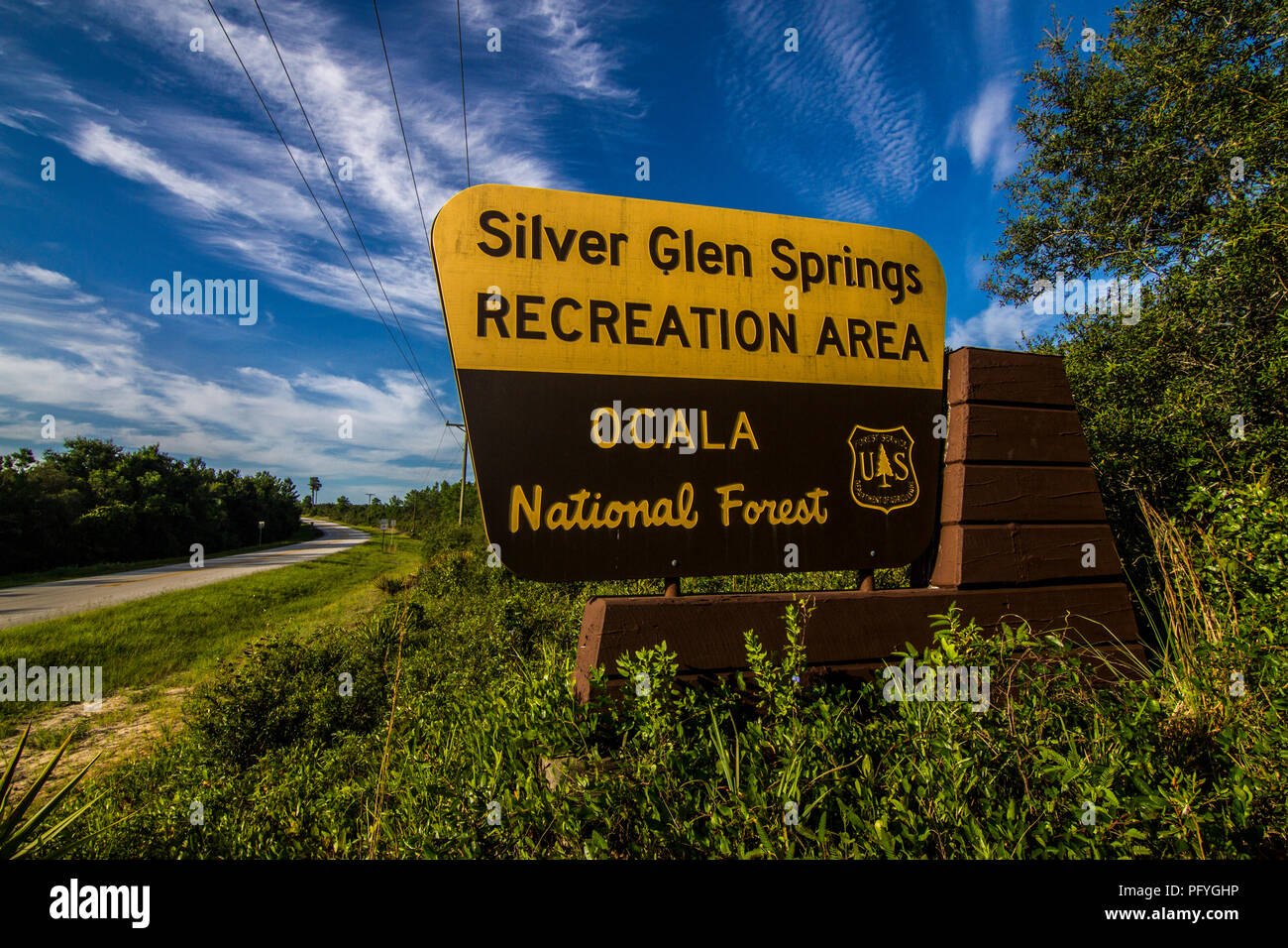 Argento Glen National Park Florida Foto Stock