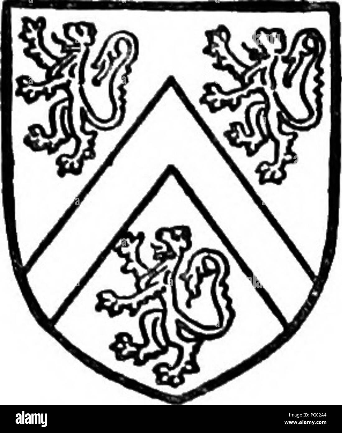 . La storia di Victoria della contea di Lancaster;. Storia naturale. BLACKBURN CENTINAIA DI WHALLEY. attraverso un erede alla Shireburnes di Stonyhurst, ed è stato venduto da Thomas saldare il Rev. John Hargreaves, che ha costruito la casa nel 1796 e dal quale passò a suo nipote, il sopra nominato John Hargreaves, alta sceriffo della contea nel 1825.*^ morì nel 1854, lasciando due figlie come co-eredi. Eleonora Maria, il sambuco, sposato il Rev. William Thursby ; il loro figlio, John Hardy Thursby, è stato creato un baronet nel 1887, e alla sua morte nel 1901 fu succeduto da suo figlio Sir John Ormerod Scarlett Thursb Foto Stock