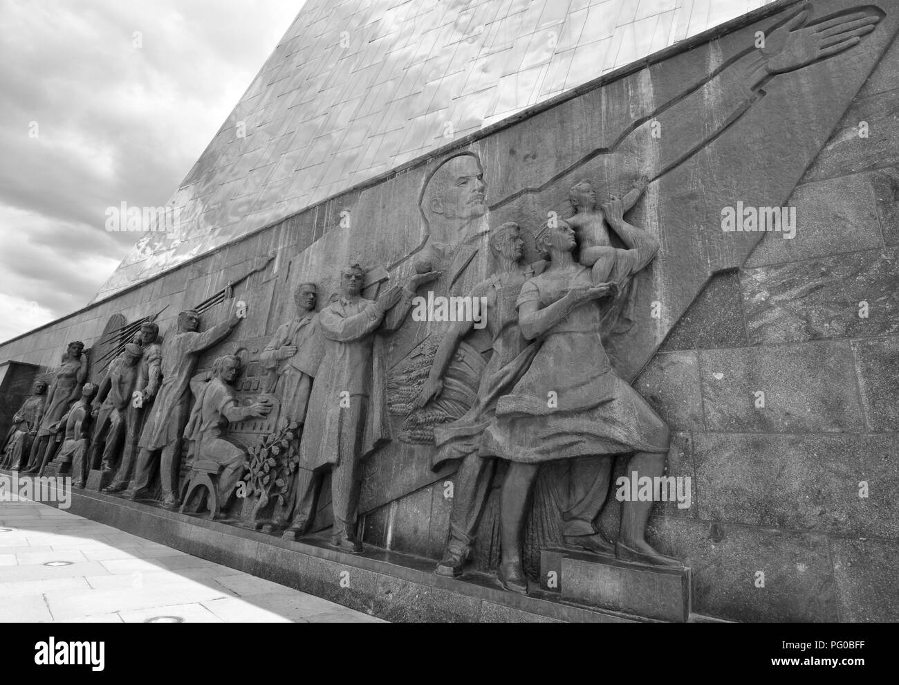 Monumento " per i conquistatori di spazio', Mosca, Russia. Foto Stock
