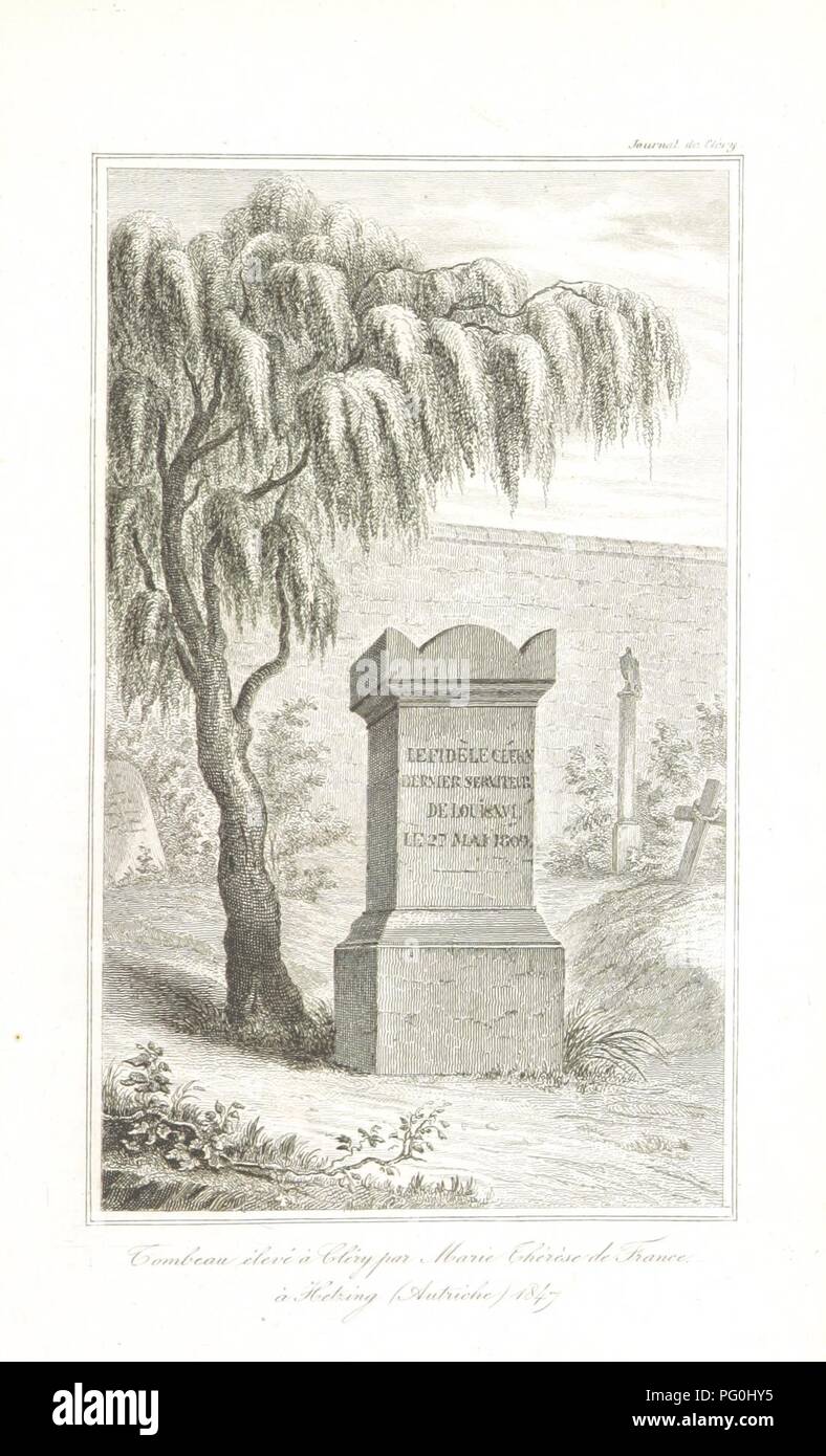 Immagine dalla pagina 63 della '[Journal de ce qui s'est passé à la Tour du Temple pendant la captivité de Louis XVI, roi de France. [J. B. C. Hanet-Cléry.]]' . Foto Stock
