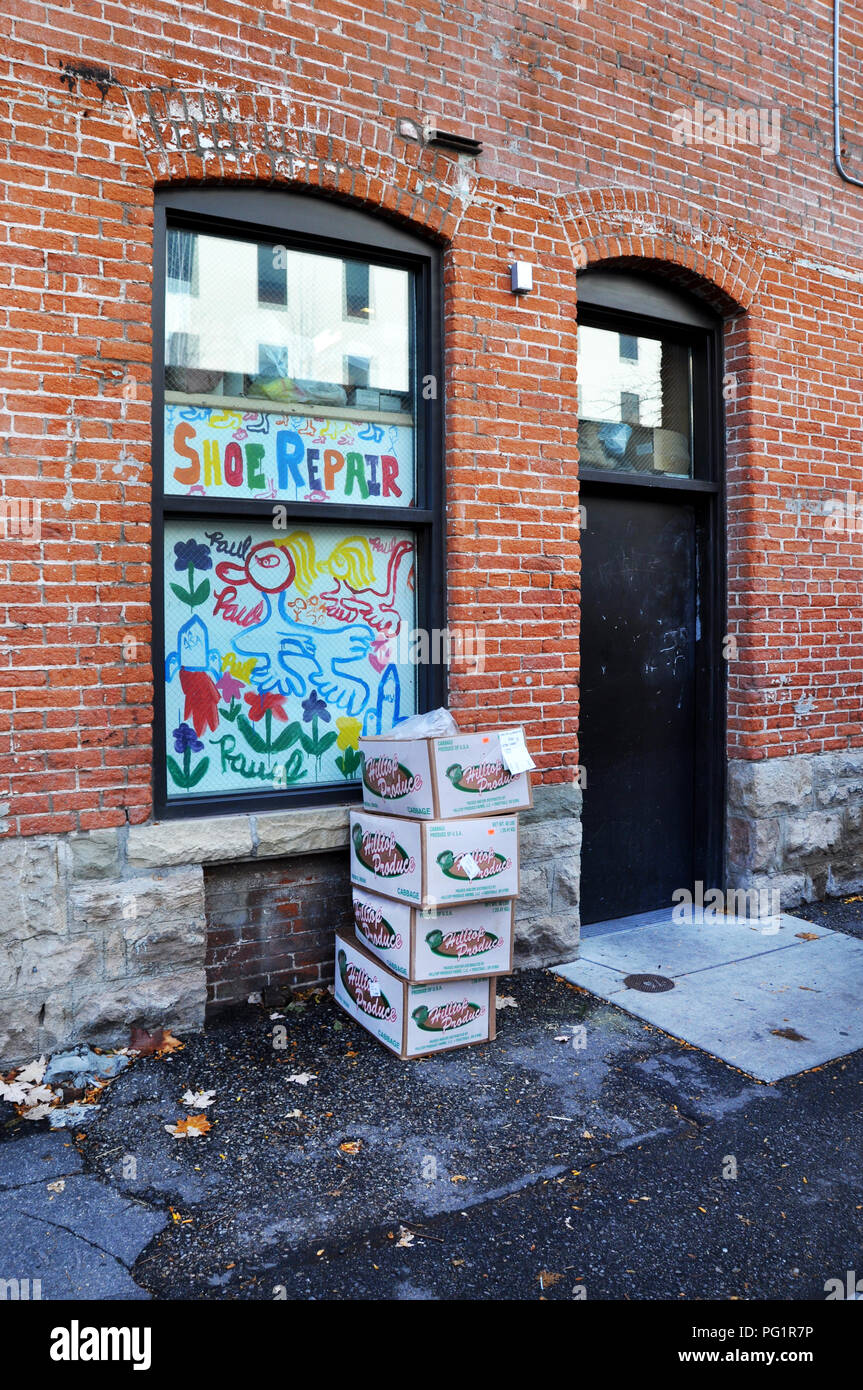 Boise Alley tra Idaho e strade principali Foto Stock