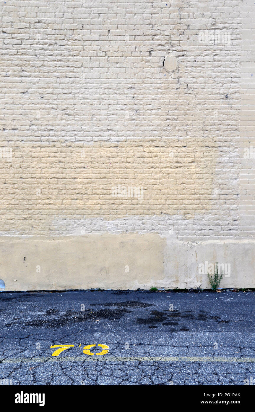 Parcheggio numero 70 nei pressi di Boise Alley, Boise, Idaho Foto Stock