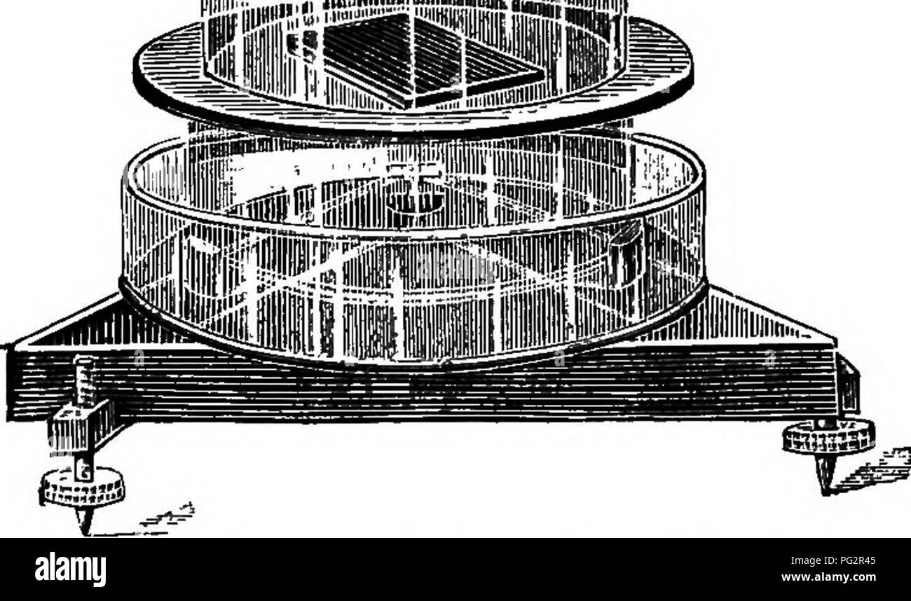. Il lavoro di laboratorio in batteriologia. Batteriologia. 176 BACTEEIOLOGY; piastra di massa dell'apparecchio di ghiaccio e coprire con la campana- jar. Non appena la piastra è fresco, è pronta a ricevere la gelatina. Prima di versare il contenuto di un tubo ad una piastra; è necessario, come una questione di precauzione per sterilizzare il collo del tubo. Questo è facilmente ottenuto nel seguente modo: rimuovere il tappo di cotone dal tubo (n. 1), e ruotare rapidamente il collo del tubo di fiamma. Questo è così sterilizzato, e il contenuto del tubo â possono ora essere versata, senza venire in contatto con per- eign Foto Stock