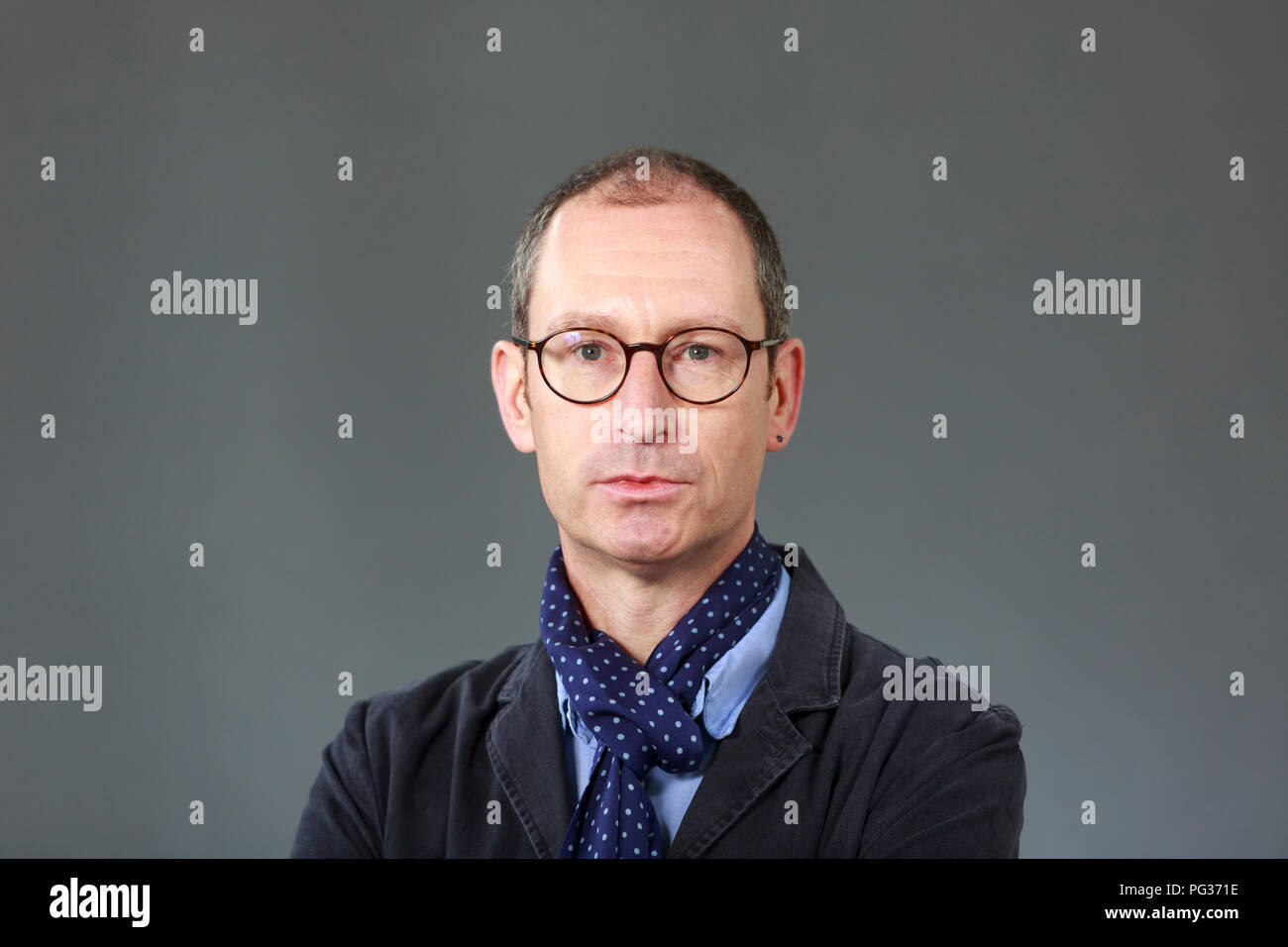 Edimburgo, Scozia. Regno Unito. Il 23 agosto 2018. Edinburgh International Book Festival. Immagine: Brian Dillon. Edimburgo. Pak@ Mera/Alamy Live News. Foto Stock