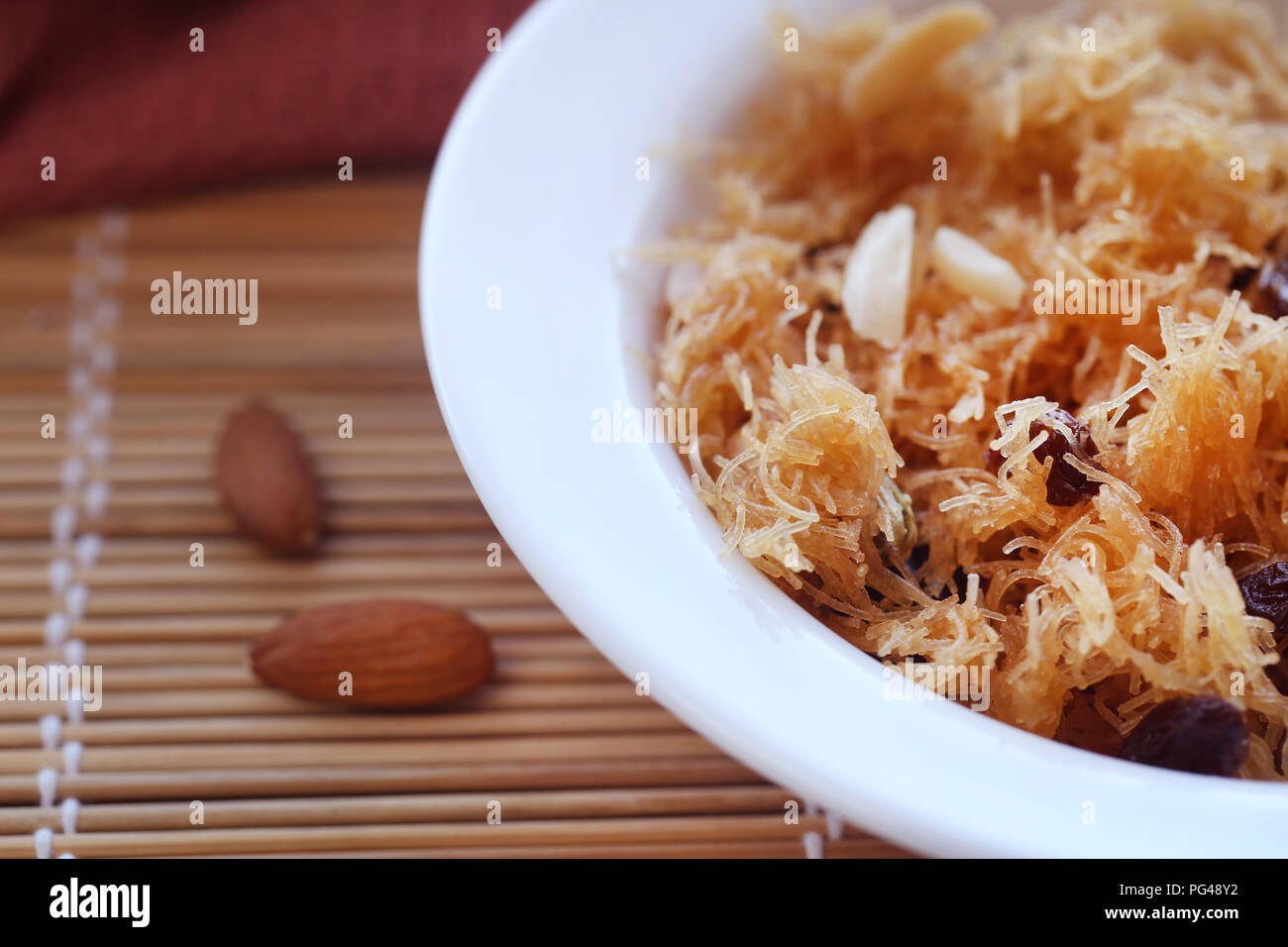 In Bengali Dessert Vermicelli del sud-est asiatico Foto Stock