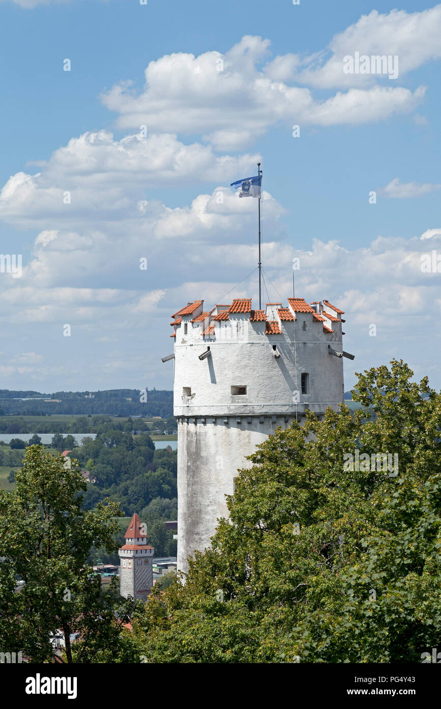 Mehlsack (sacco di farina) Torre, Ravensburg, Baden-Wuerttemberg, Germania Foto Stock