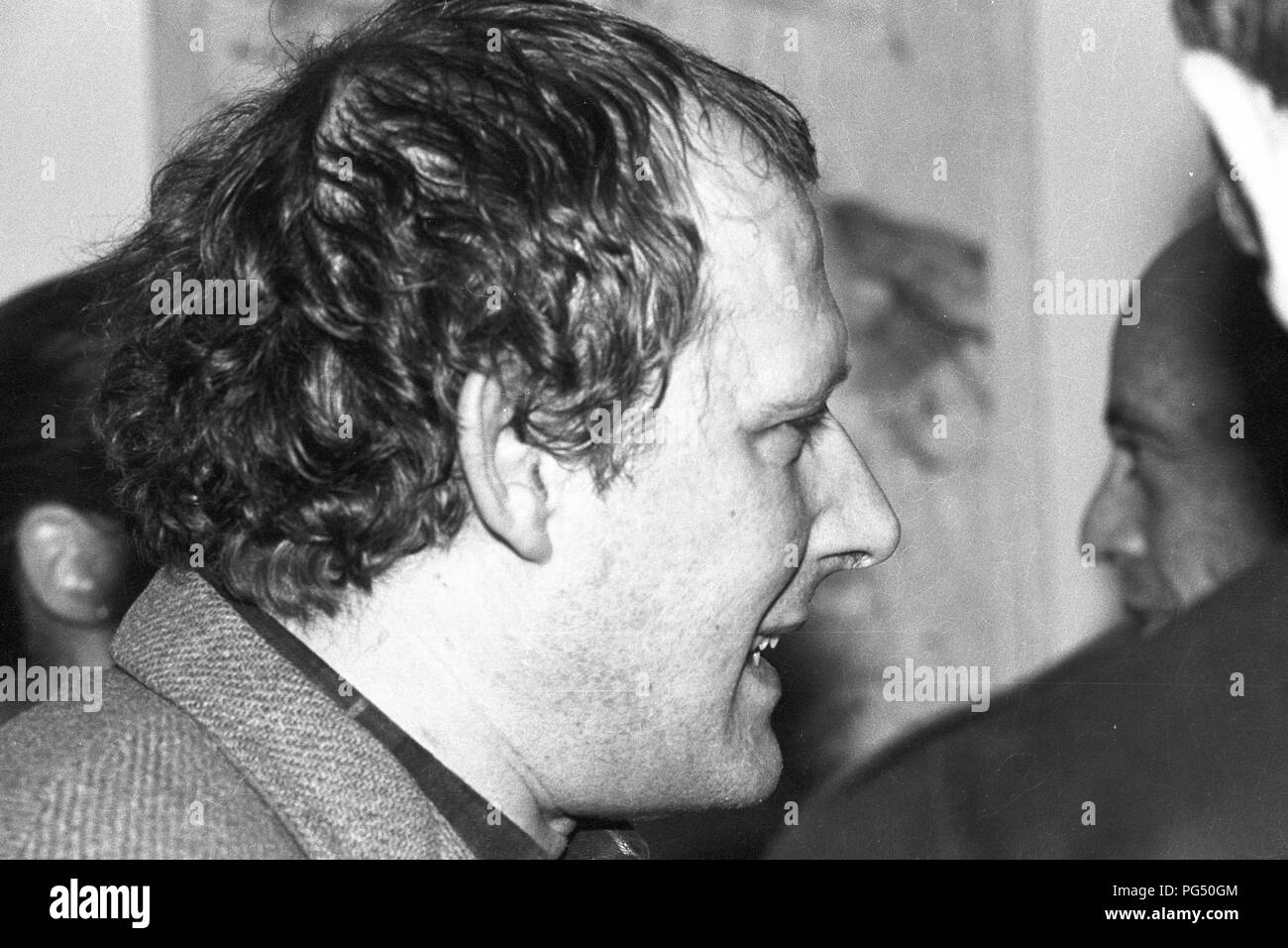 Il giornalista polacco Adam Michnik in occasione di una riunione dell'IWM (Institut fuer die Wissenschaft vom Menschen, Inglese: Istituto per le scienze umane) di Vienna. Michnik è editor-in-chief di Gazeta Wyborcza, il paese della seconda più grande giornale. Foto Stock