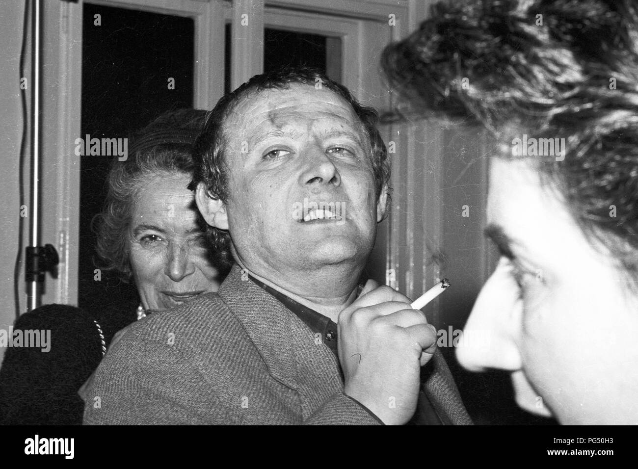 Il giornalista polacco Adam Michnik in occasione di una riunione dell'IWM (Institut fuer die Wissenschaft vom Menschen, Inglese: Istituto per le scienze umane) di Vienna. Michnik è editor-in-chief di Gazeta Wyborcza, il paese della seconda più grande giornale. Foto Stock