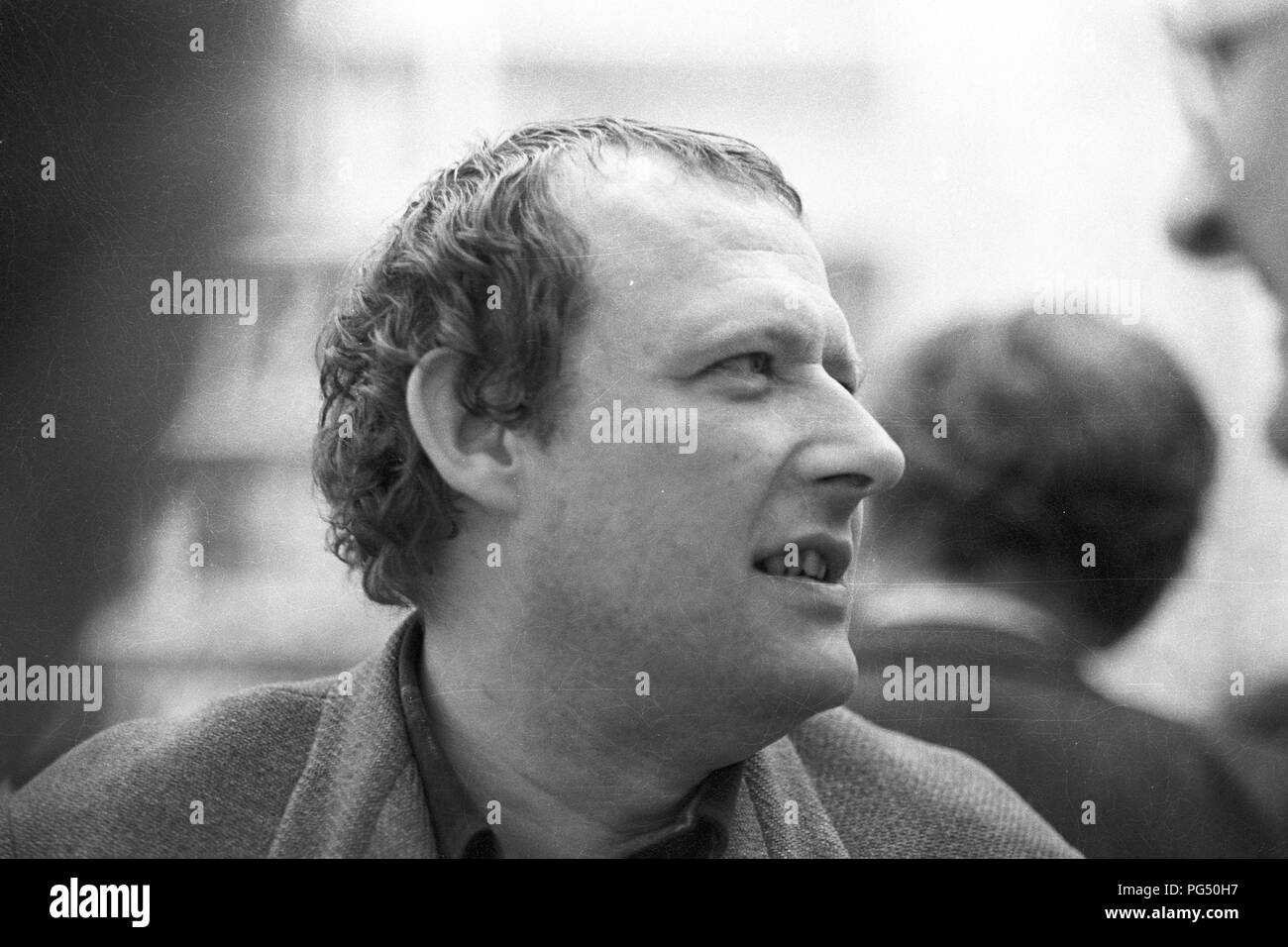 Il giornalista polacco Adam Michnik in occasione di una riunione dell'IWM (Institut fuer die Wissenschaft vom Menschen, Inglese: Istituto per le scienze umane) di Vienna. Michnik è editor-in-chief di Gazeta Wyborcza, la seconda più grande giornale del paese. Foto Stock