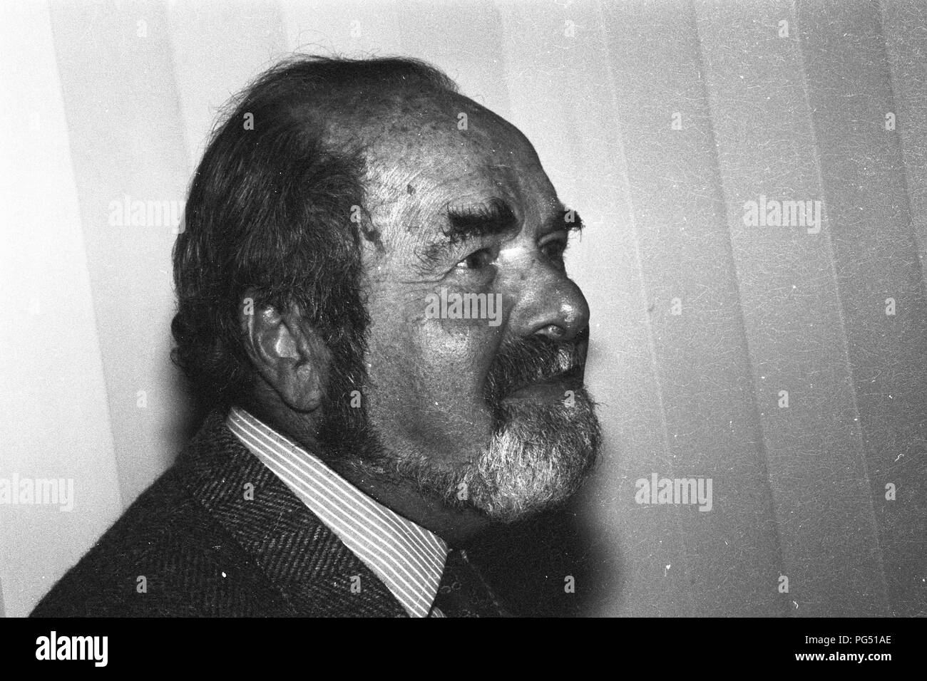 La Repubblica ceca giornalista e scrittore Pavel Tigrid. Tigrid più tardi divenne ministro ceco di cultura sotto Vaclav Klaus e consigliere di Vaclav Havel. Foto Stock