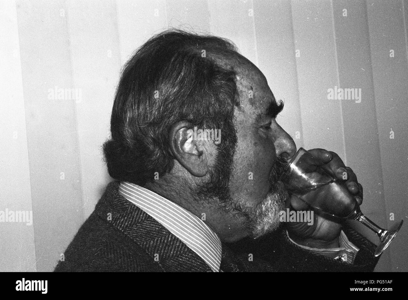 La Repubblica ceca giornalista e scrittore Pavel Tigrid. Tigrid più tardi divenne ministro ceco di cultura sotto Vaclav Klaus e consigliere di Vaclav Havel. Foto Stock