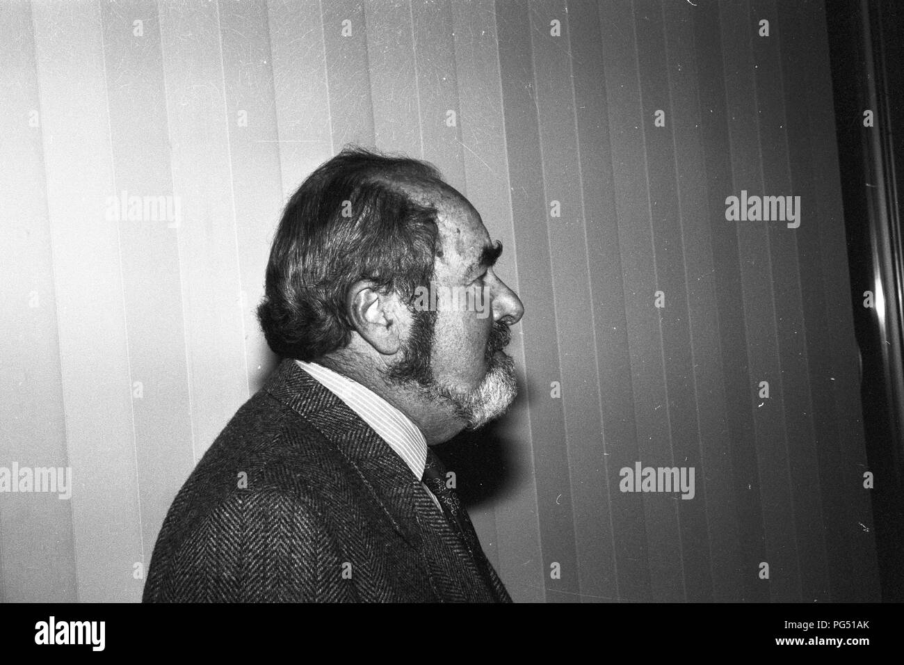 La Repubblica ceca giornalista e scrittore Pavel Tigrid. Tigrid più tardi divenne ministro ceco di cultura sotto Vaclav Klaus e consigliere di Vaclav Havel. Foto Stock