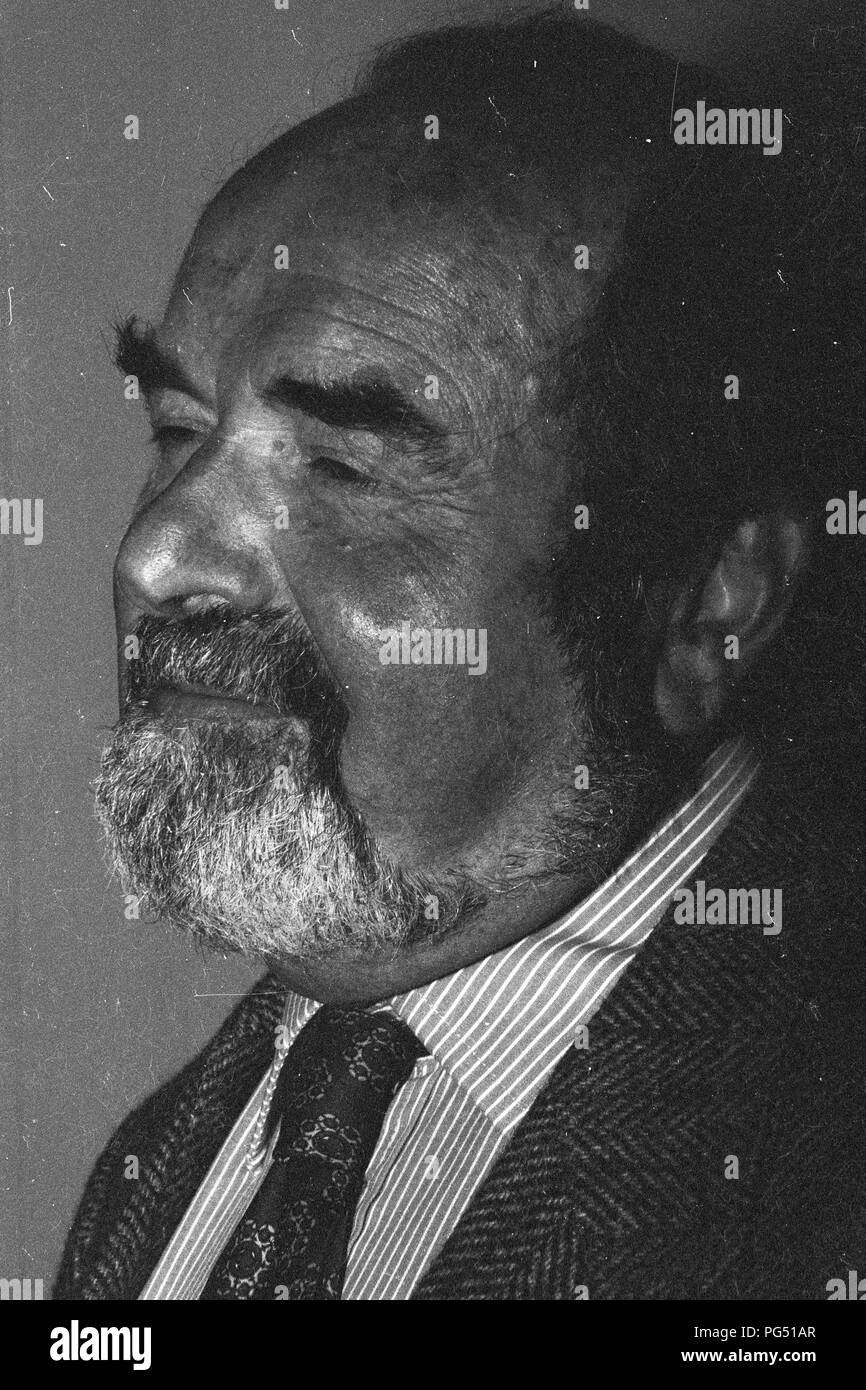 La Repubblica ceca giornalista e scrittore Pavel Tigrid. Tigrid più tardi divenne ministro ceco di cultura sotto Vaclav Klaus e consigliere di Vaclav Havel. Foto Stock