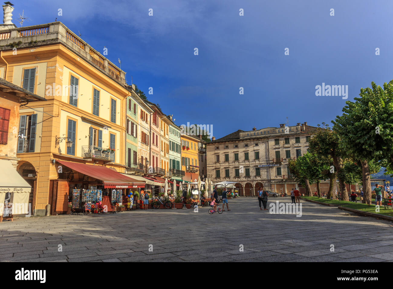 Borgo di Orta Foto Stock