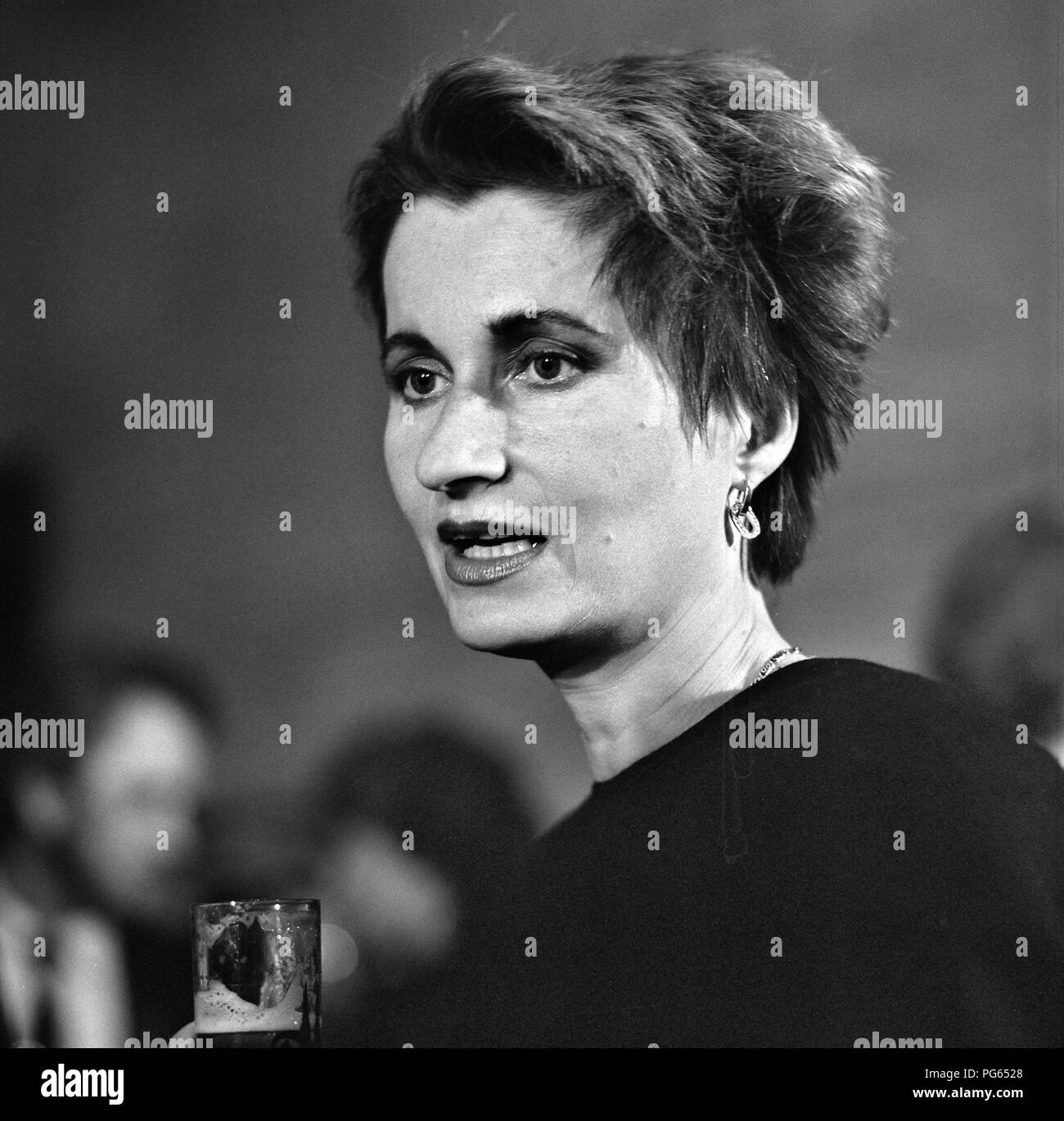 Elfriede Jelinek, lo scrittore austriaco. Foto Stock