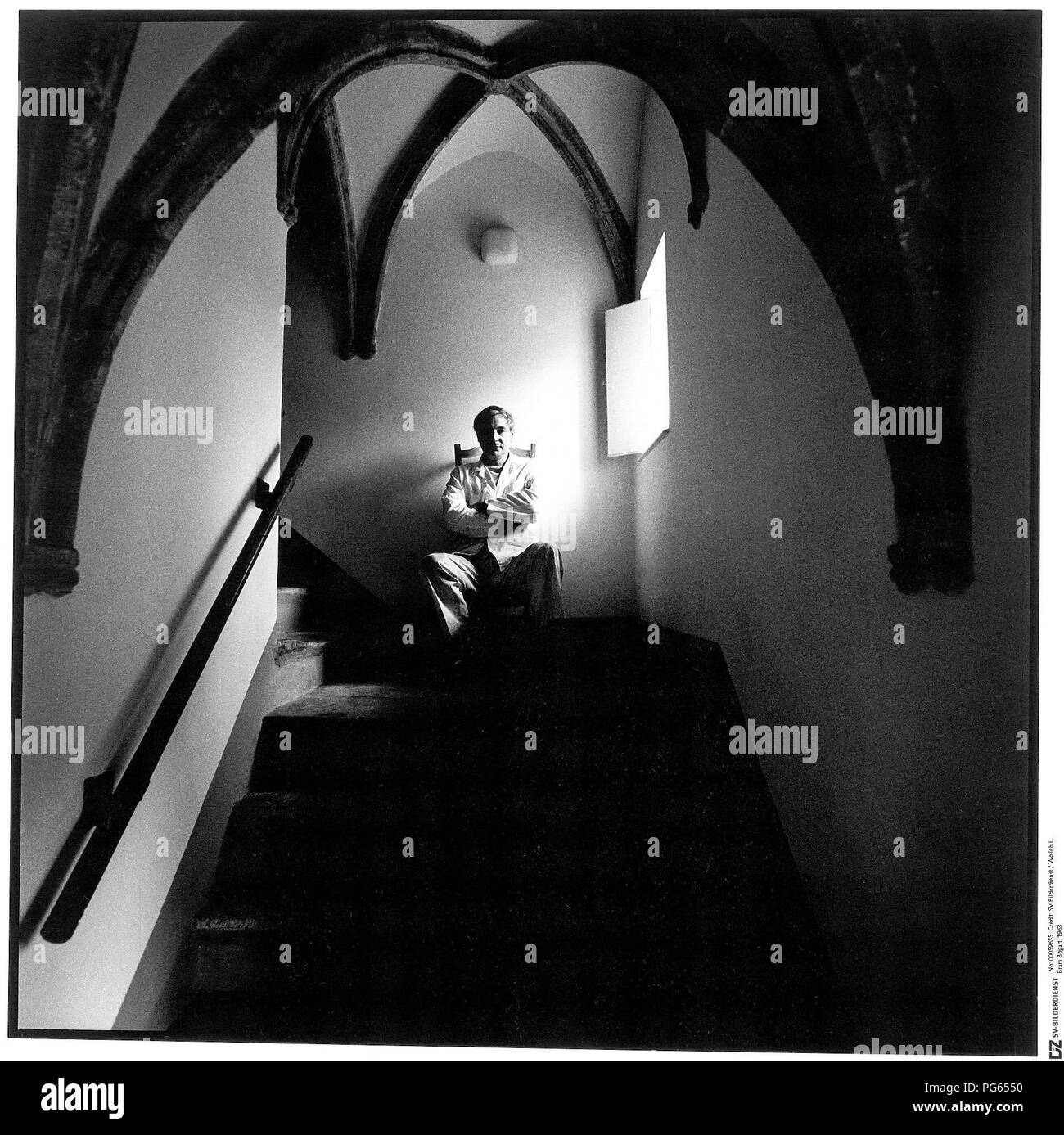 Bram Bogart (nato 1921), artista fiammingo. Foto Stock