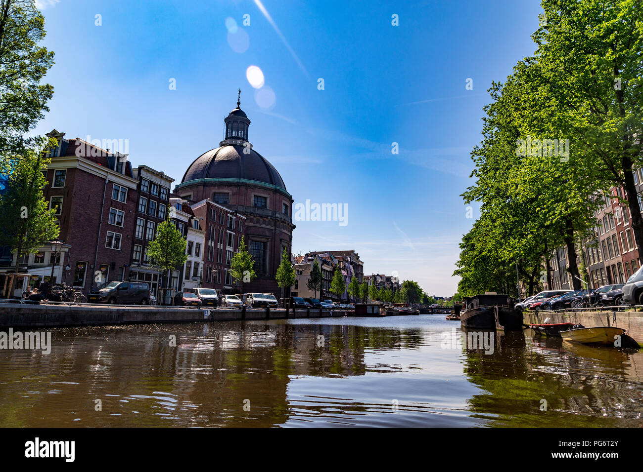 Koepelkerk auditorium di Amsterdam, Paesi Bassi Foto Stock