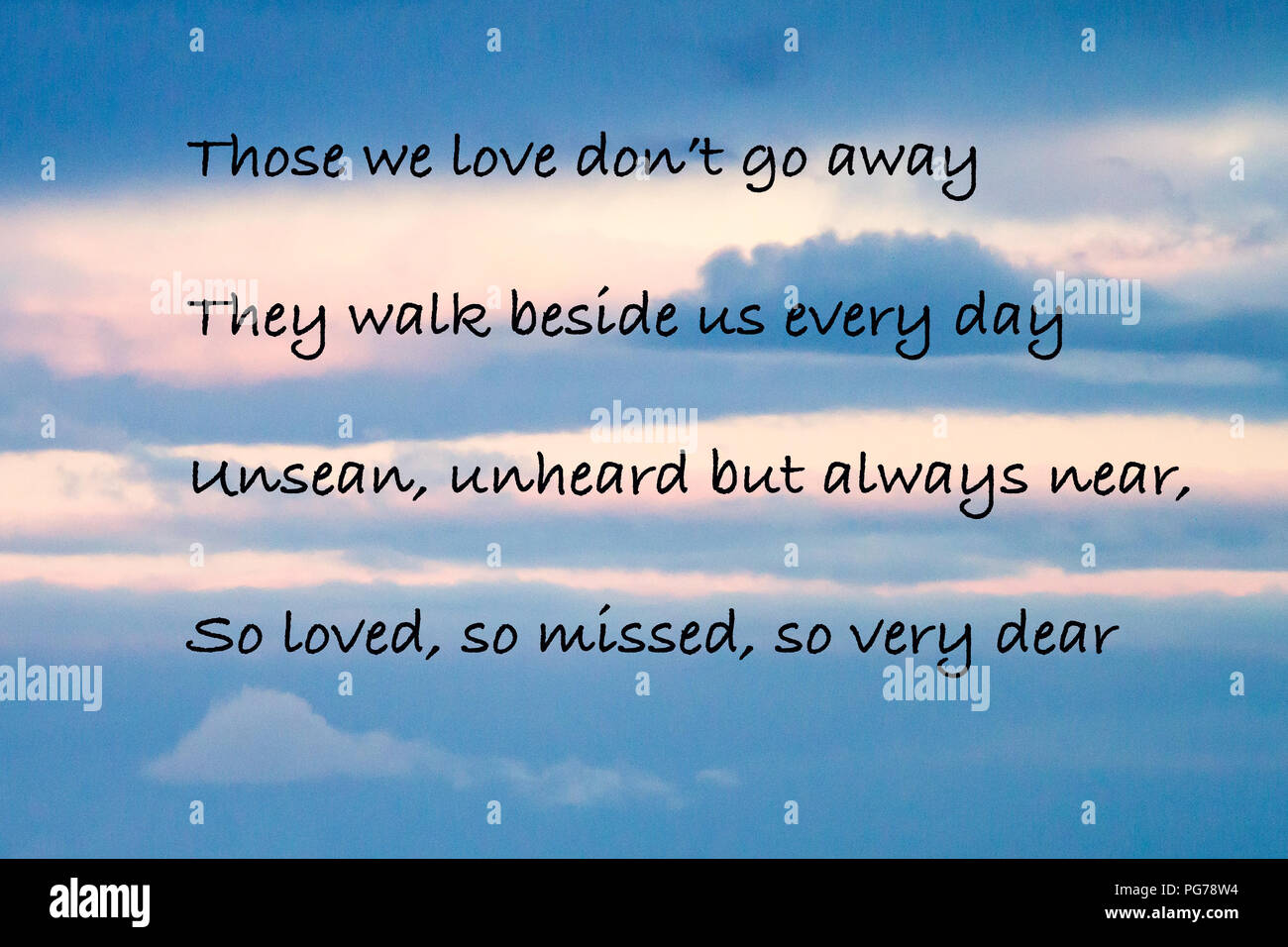 Carta Di Condoglianze Immagini E Fotos Stock Alamy