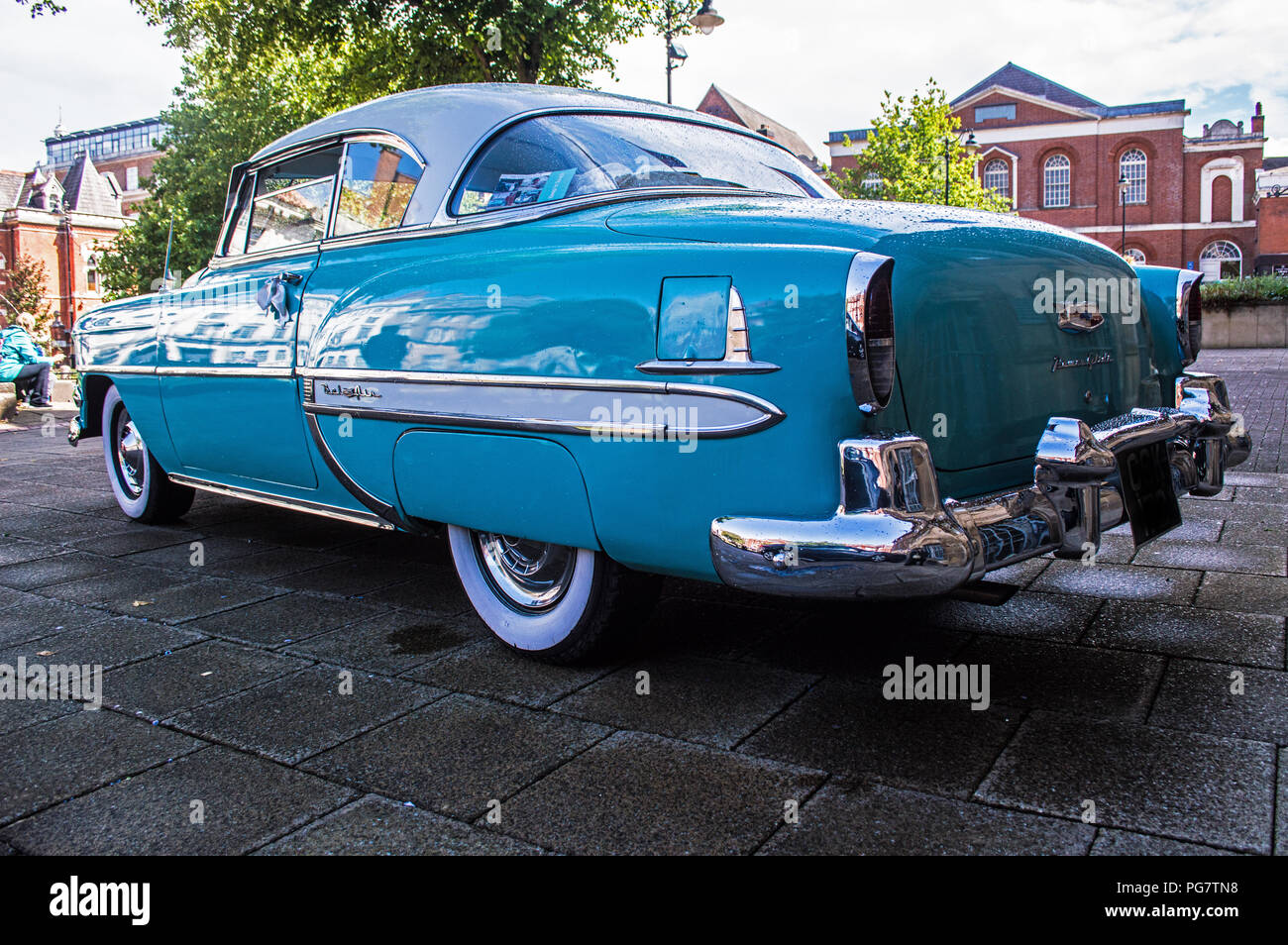 Chevy Bel Air ,1954, auto nozze Foto Stock