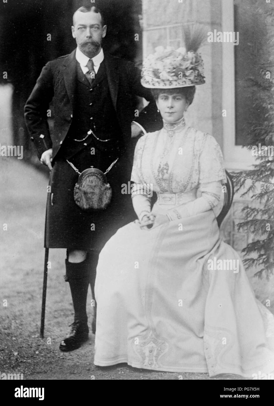 Il principe e la Principessa di Galles Foto Stock