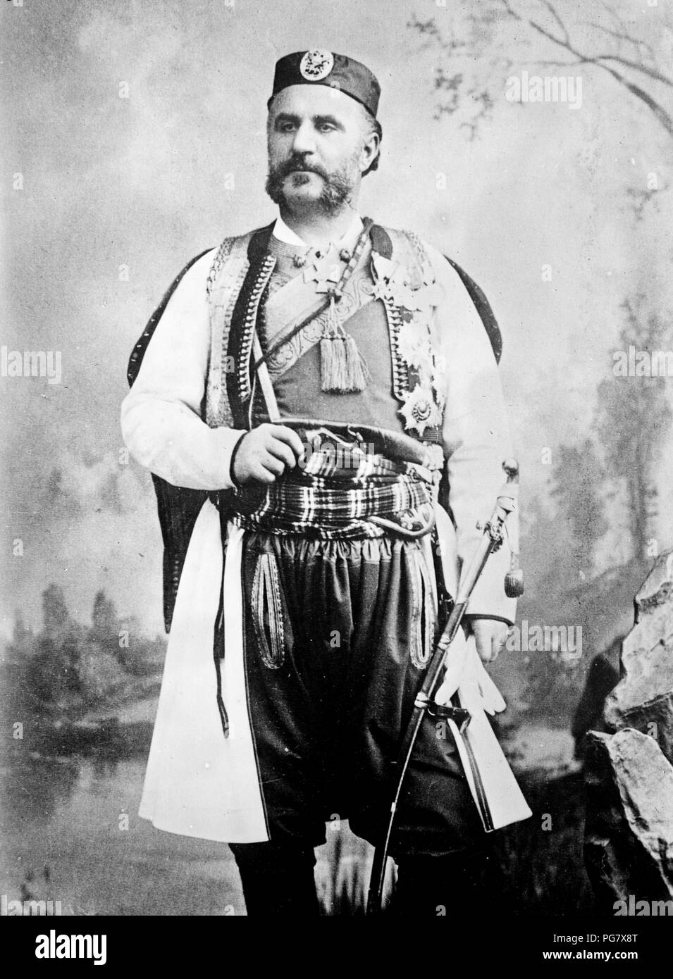 Il principe Nikolàj - Montenegro Foto Stock