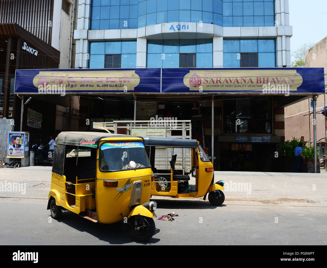 Saravana Bhavan è famosa catena del Sud ristoranti indiani originato in Chennai, India. Foto Stock