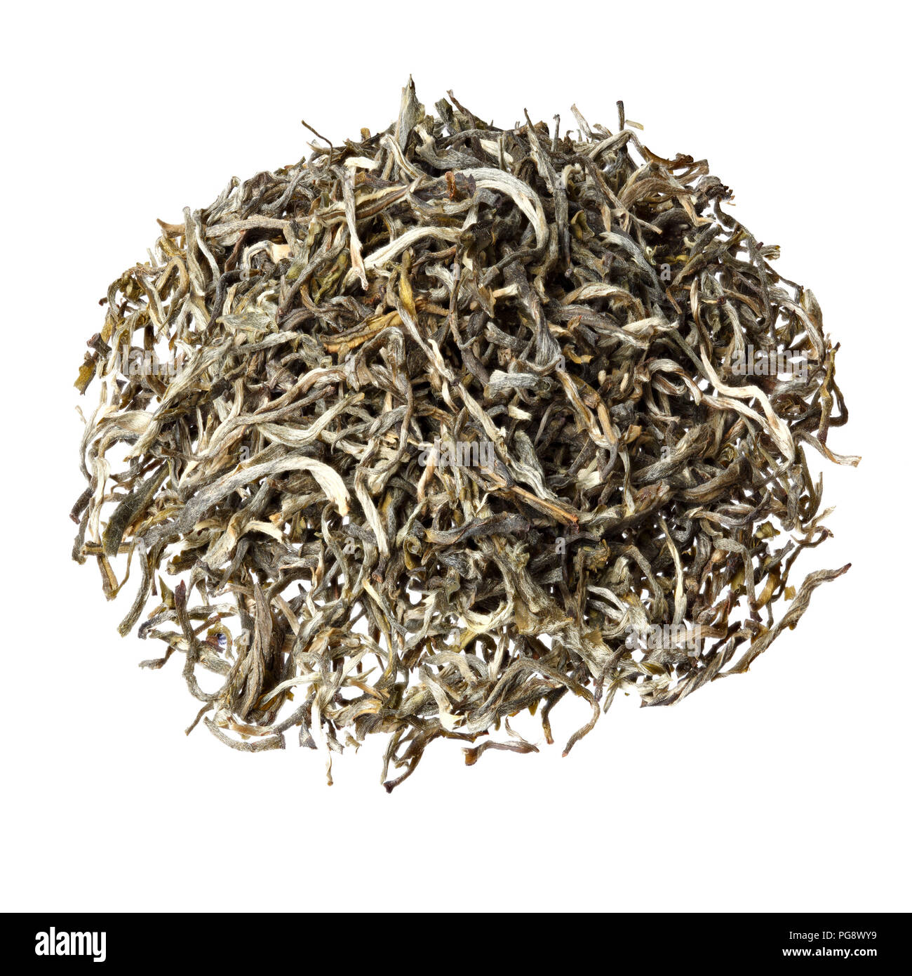 Huangshan Maofeng gialle di montagna picco pelliccia verde famosa cinese del tè. Foto Stock