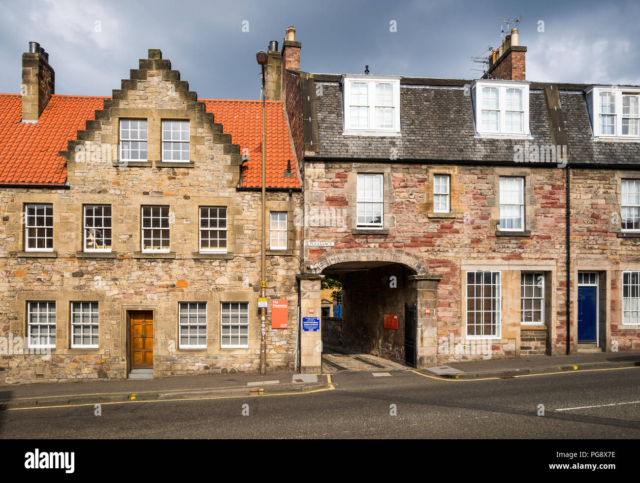 Università di Edimburgo Student Union edifici in Pleasance, una strada appena fuori il centro storico di Edimburgo, in Scozia. Foto Stock